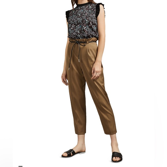 TED BAKER Letino Hazel Ruffle Top Size 2 - Picture 4 of 12